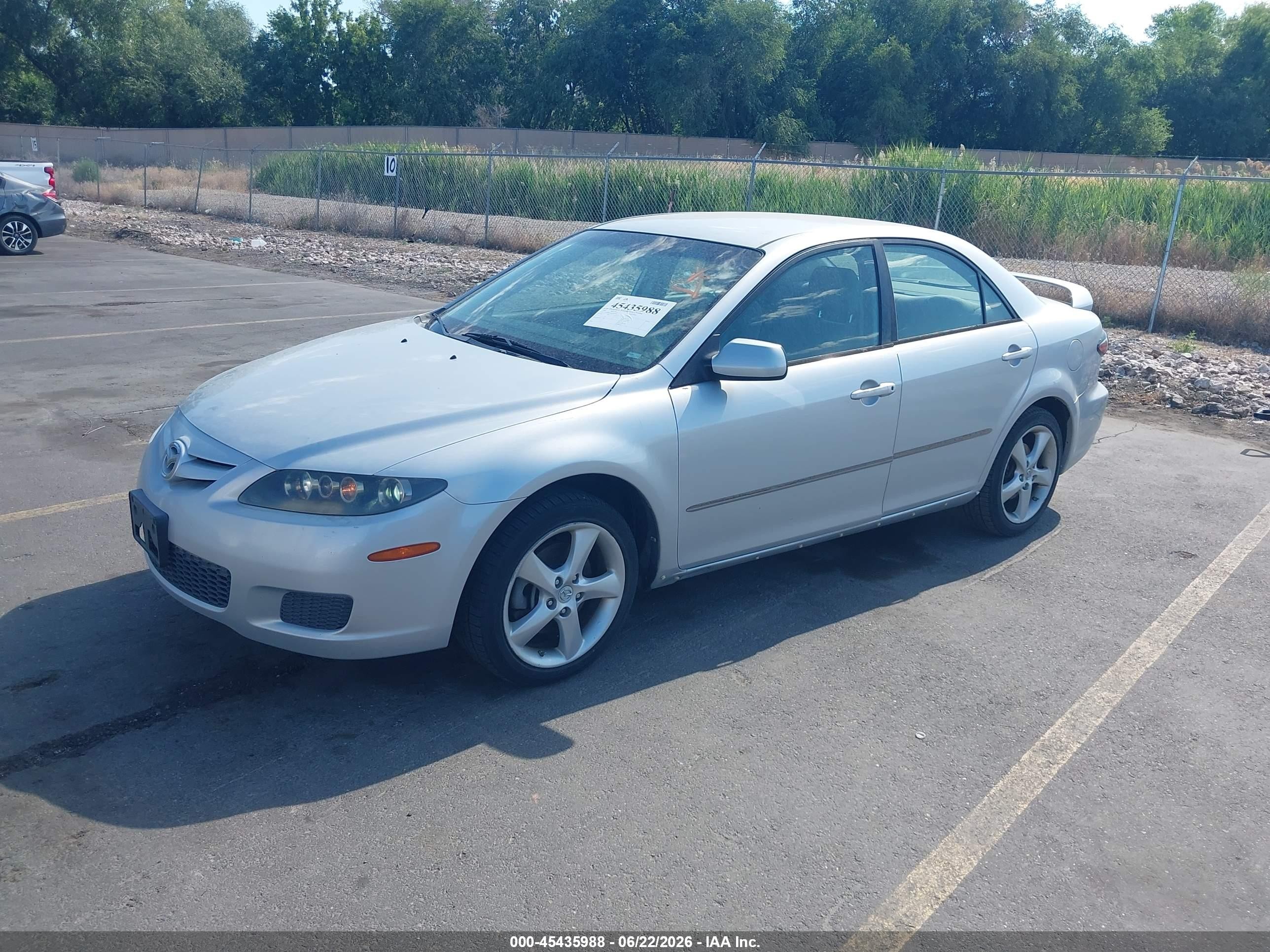 2008 Mazda Mazda6 I Sport Ve Серебряный vin: 1YVHP80CX85M37438