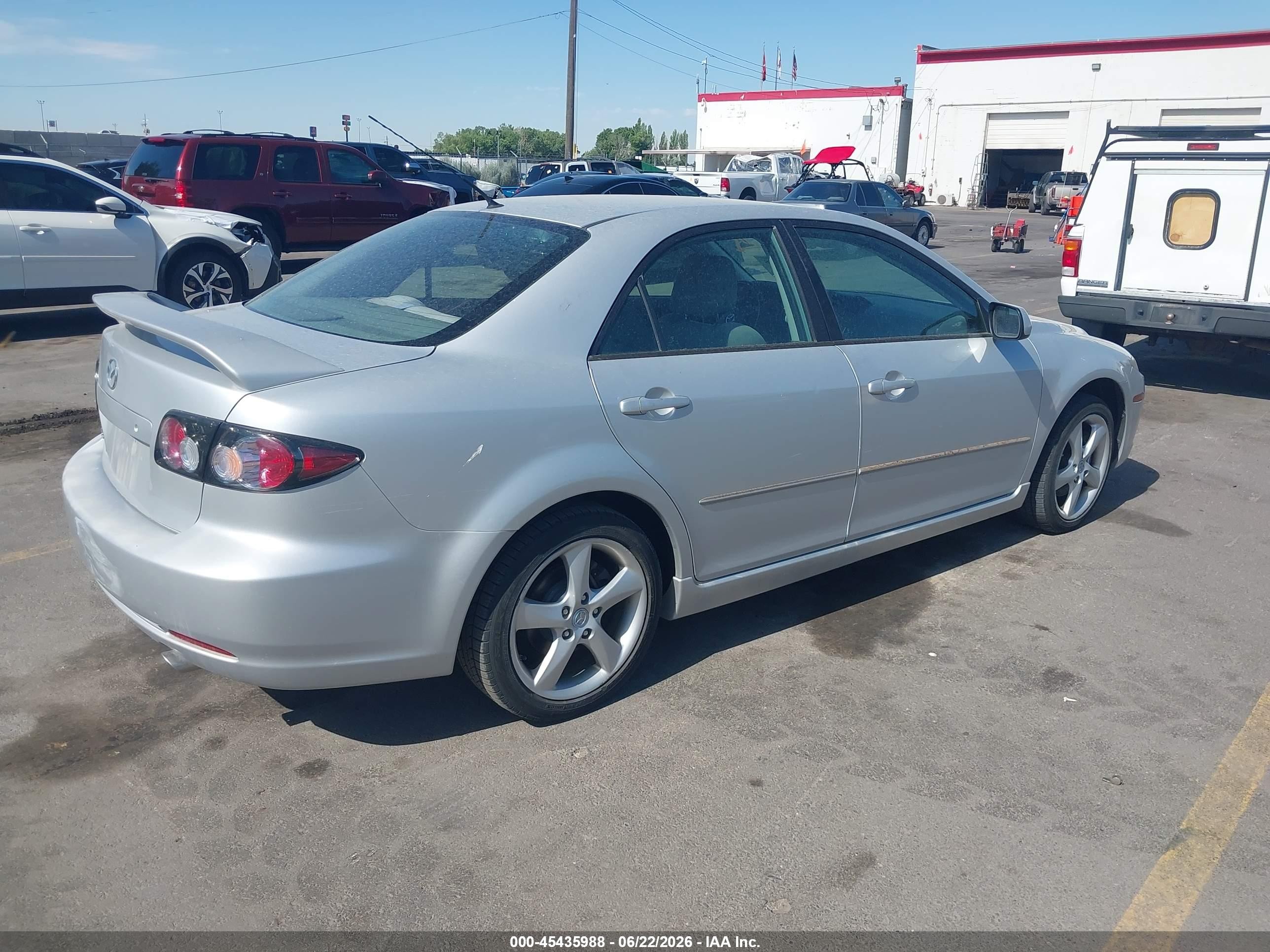 2008 Mazda Mazda6 I Sport Ve Серебряный vin: 1YVHP80CX85M37438