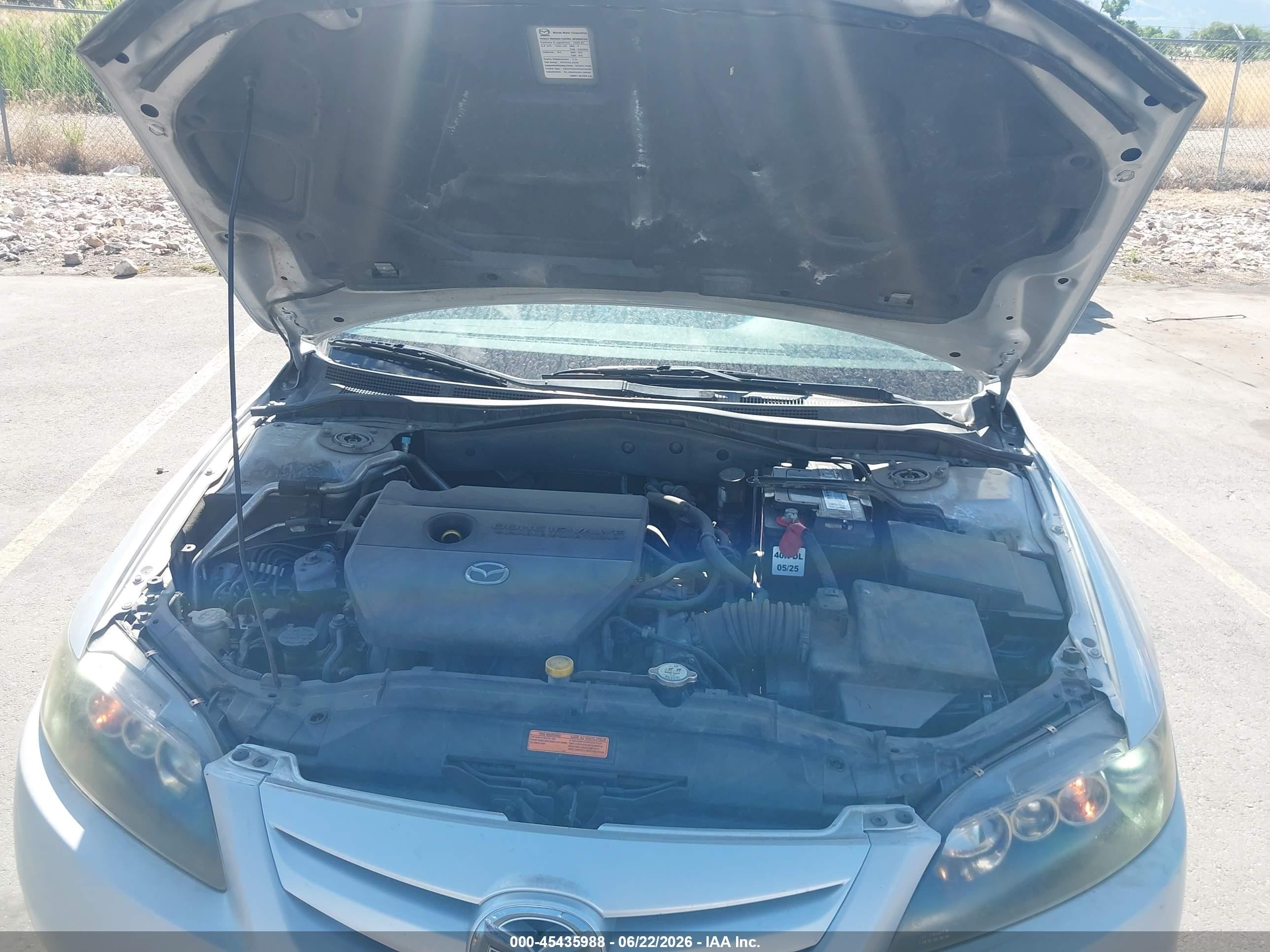2008 Mazda Mazda6 I Sport Ve Серебряный vin: 1YVHP80CX85M37438