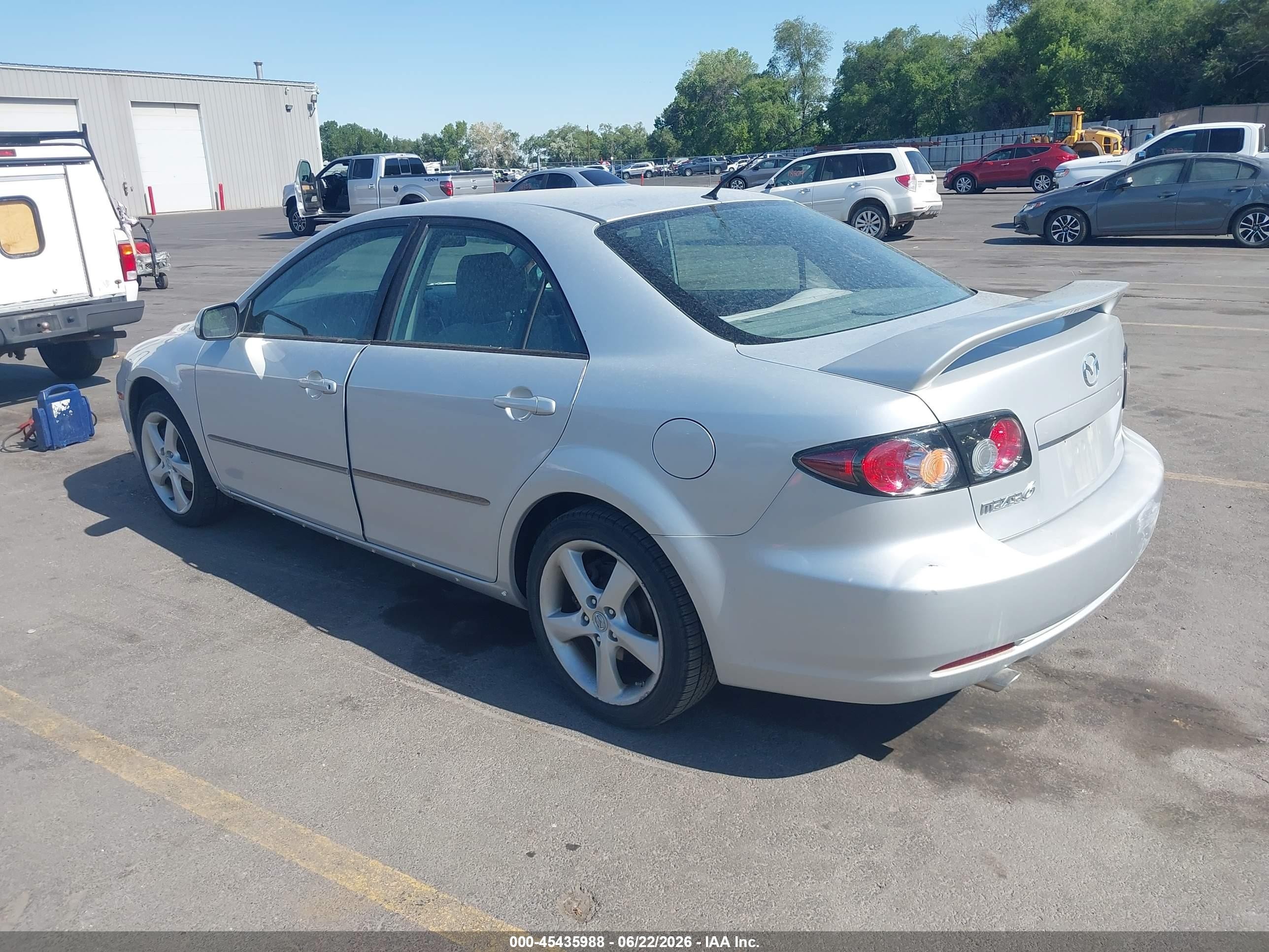 2008 Mazda Mazda6 I Sport Ve Серебряный vin: 1YVHP80CX85M37438