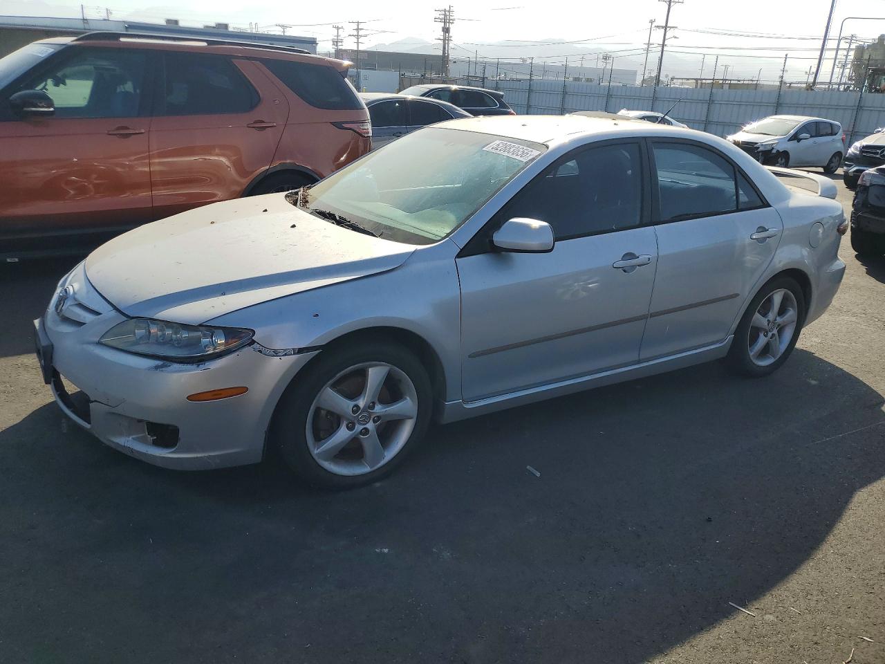 2008 Mazda 6 I Серебряный vin: 1YVHP80CX85M39450