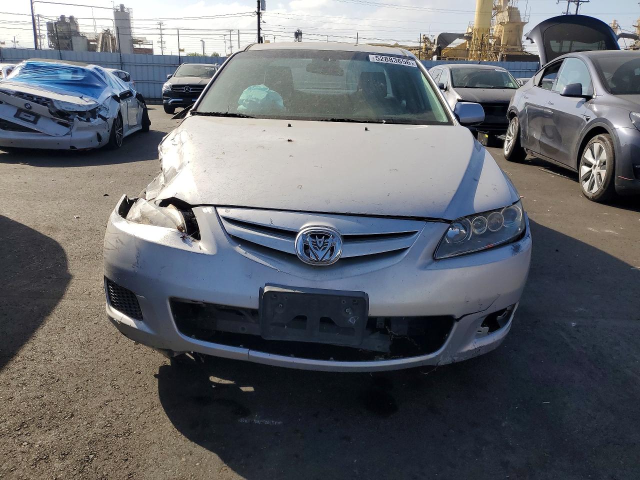 2008 Mazda 6 I Серебряный vin: 1YVHP80CX85M39450
