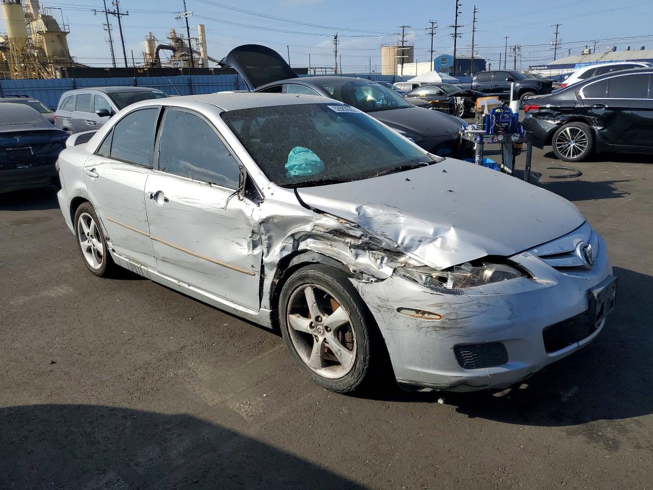 2008 Mazda 6 I Серебряный vin: 1YVHP80CX85M39450
