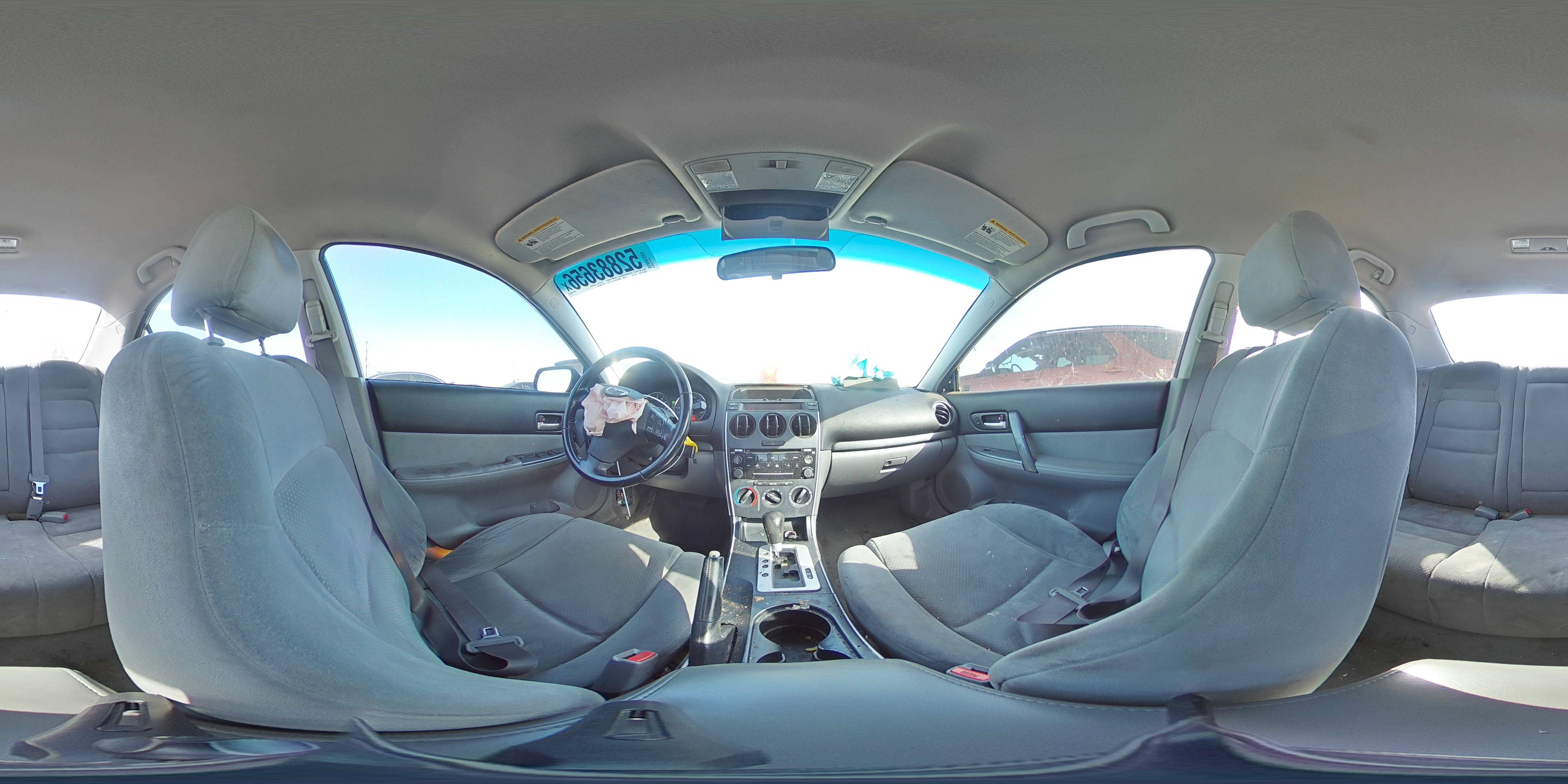 2008 Mazda 6 I Серебряный vin: 1YVHP80CX85M39450