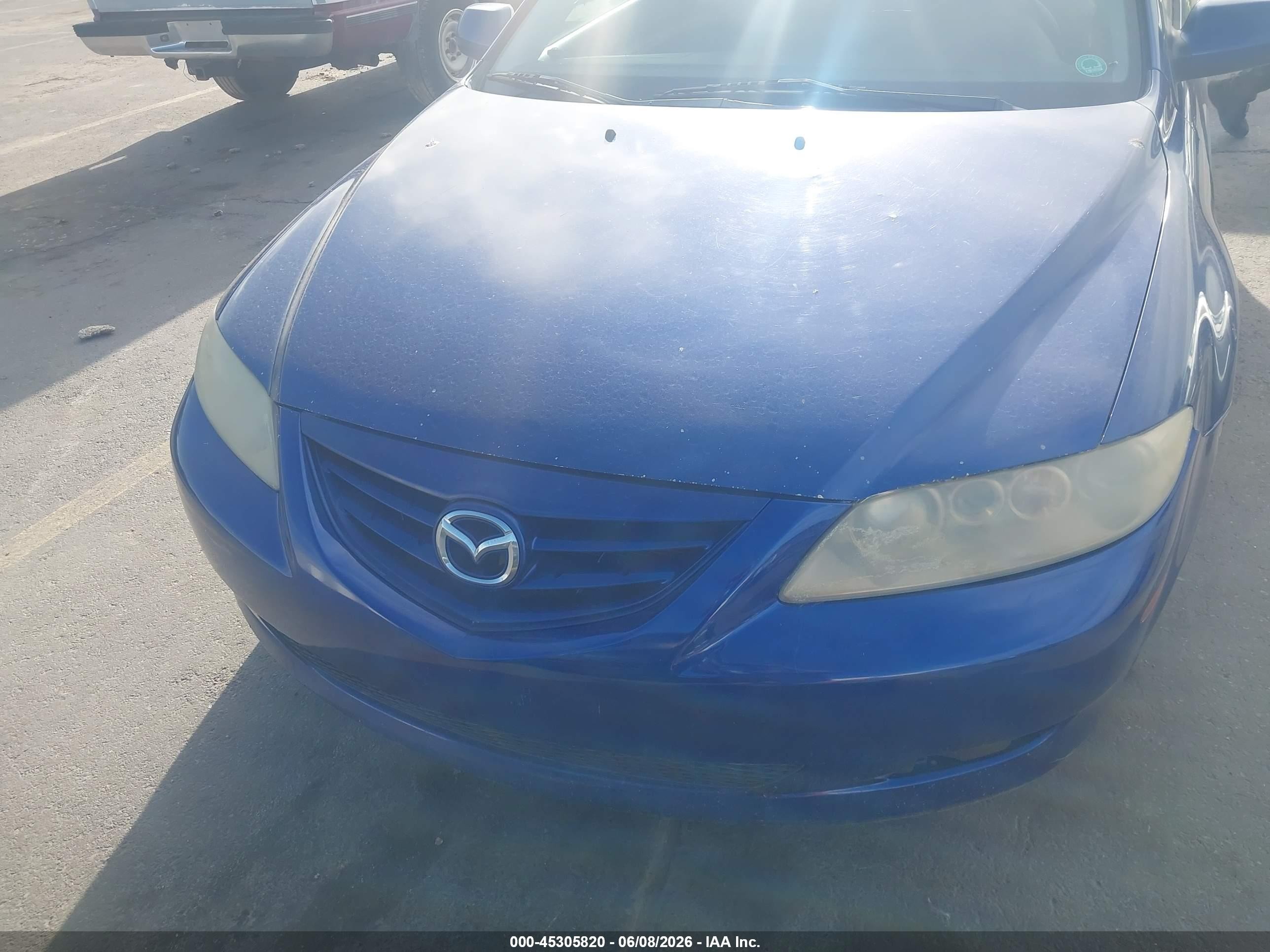 2005 Mazda Mazda6 S Sport Blue vin: 1YVHP80D055M73935