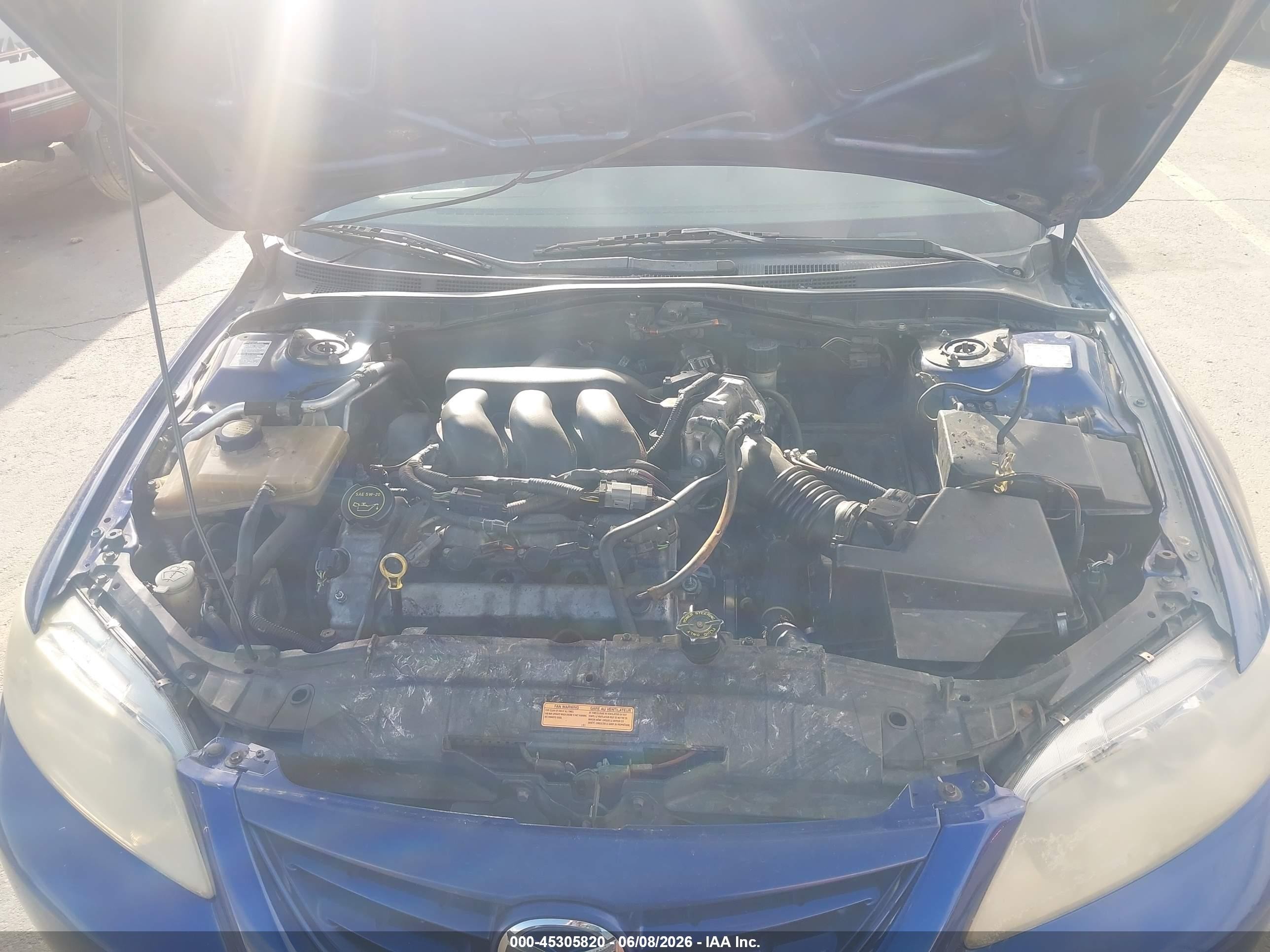 2005 Mazda Mazda6 S Sport Blue vin: 1YVHP80D055M73935