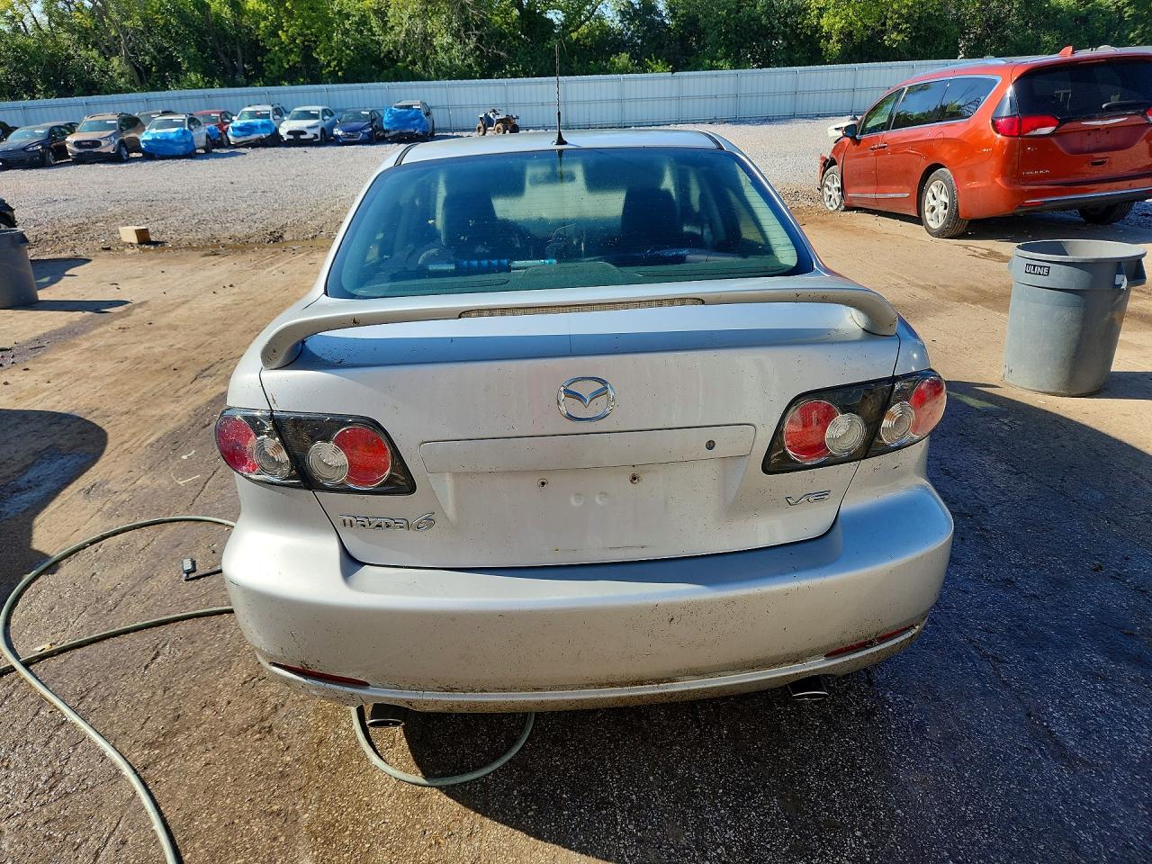 2006 Mazda 6 S Silver vin: 1YVHP80D065M05619