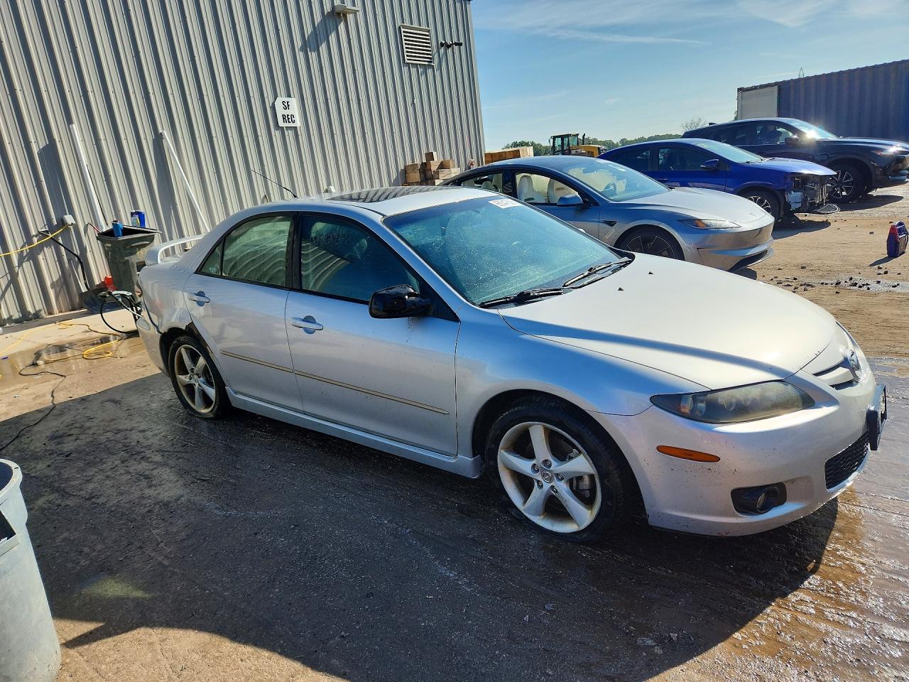 2006 Mazda 6 S Silver vin: 1YVHP80D065M05619