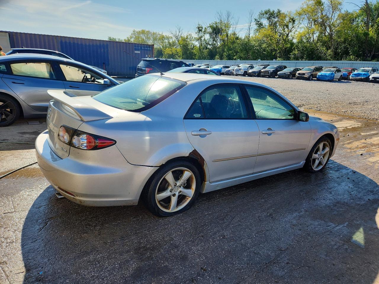 2006 Mazda 6 S Silver vin: 1YVHP80D065M05619
