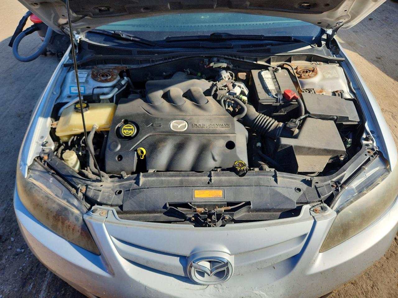 2006 Mazda 6 S Silver vin: 1YVHP80D065M05619