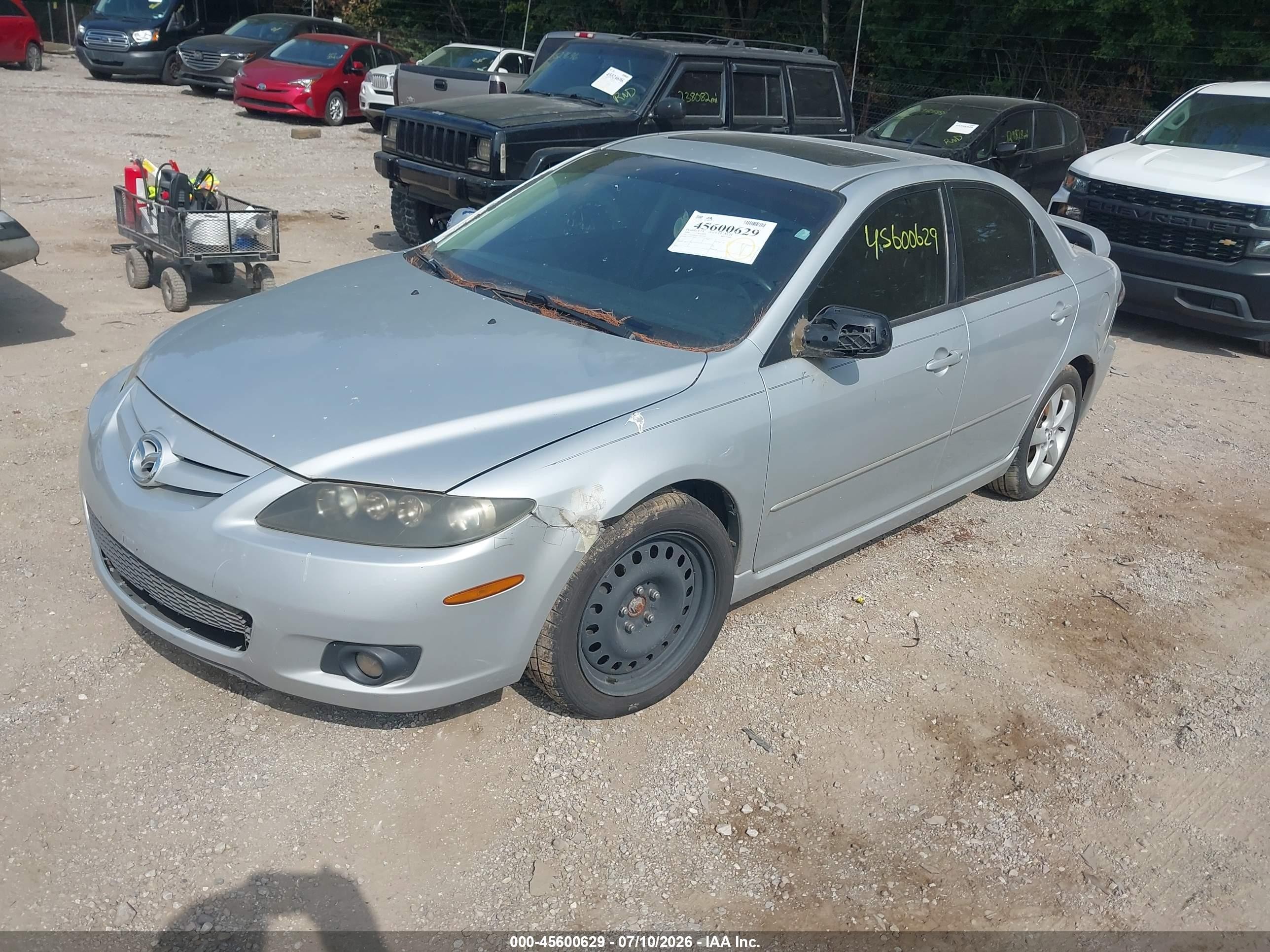 2006 Mazda Mazda6 Sport S Silver vin: 1YVHP80D065M33162
