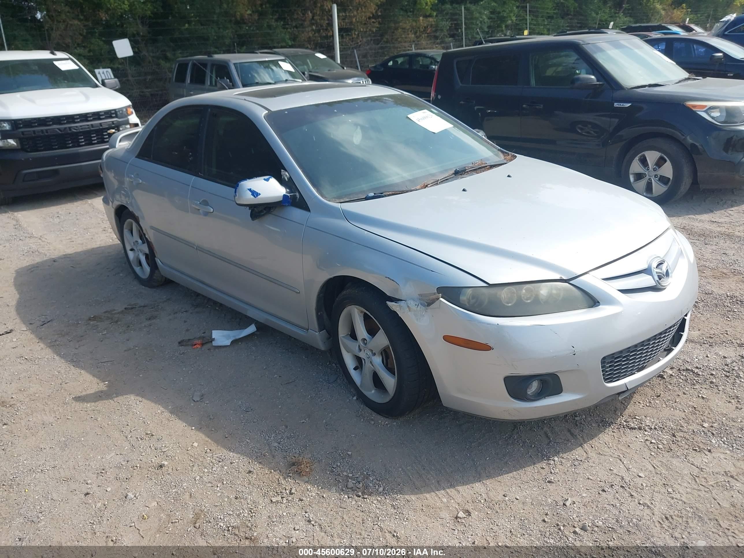 2006 Mazda Mazda6 Sport S Silver vin: 1YVHP80D065M33162