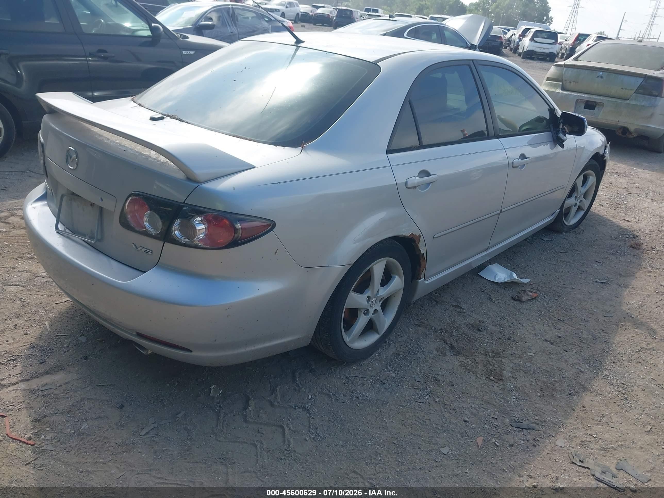 2006 Mazda Mazda6 Sport S Silver vin: 1YVHP80D065M33162