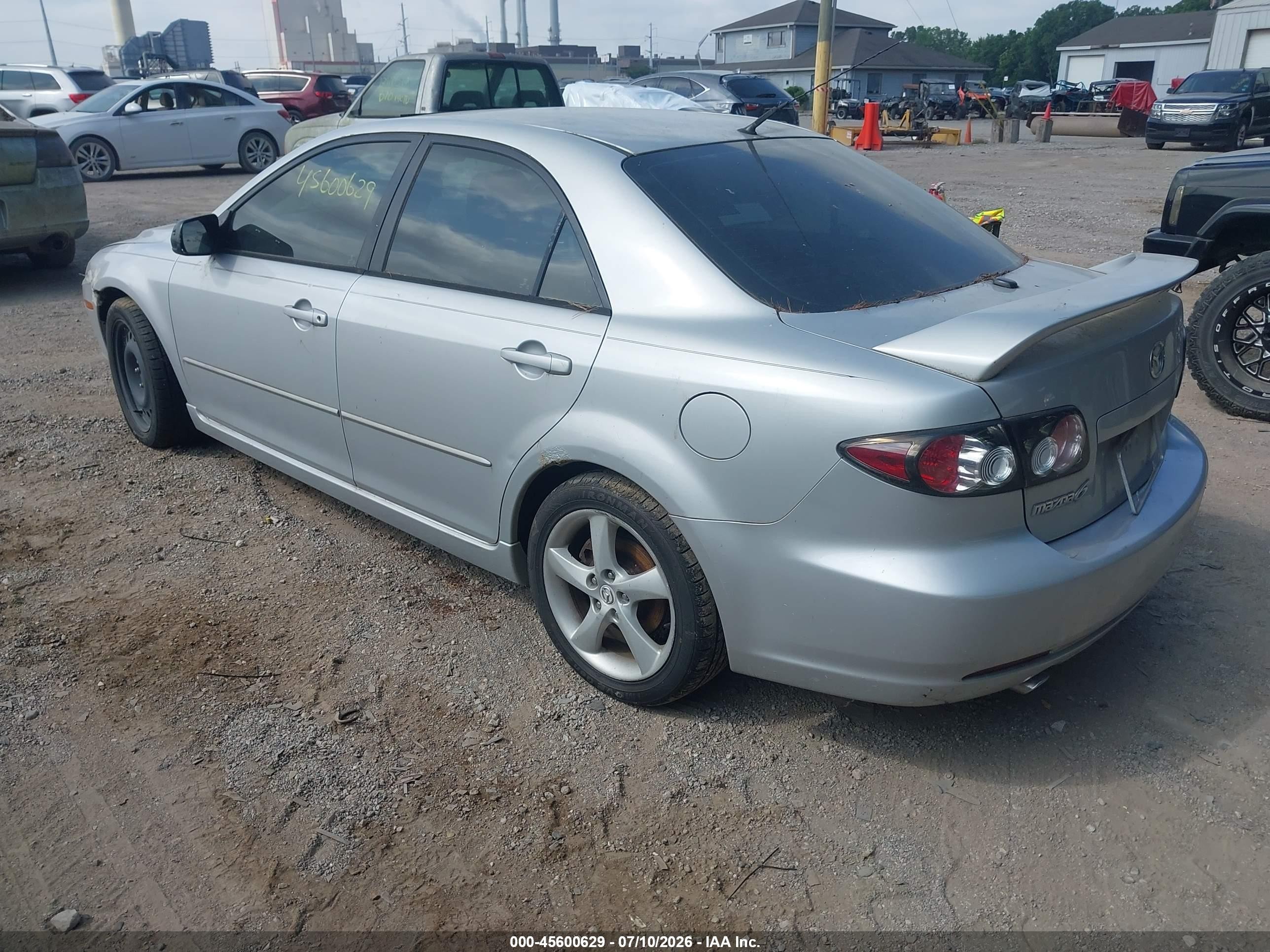 2006 Mazda Mazda6 Sport S Silver vin: 1YVHP80D065M33162