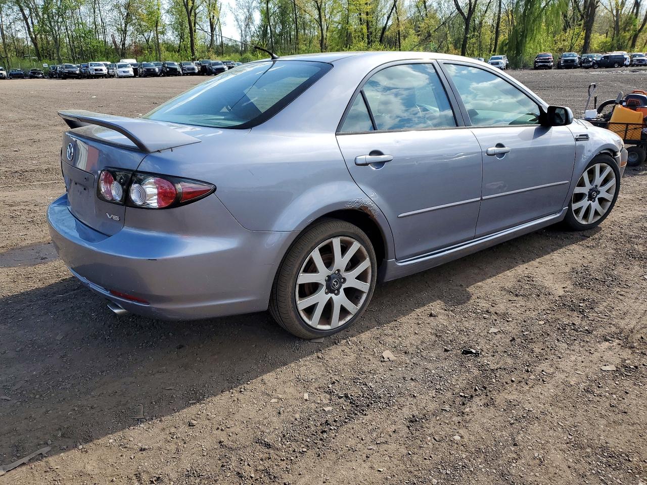 2006 Mazda 6 S Silver vin: 1YVHP80D065M46798