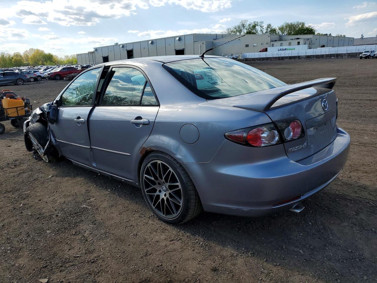 2006 Mazda 6 S Silver vin: 1YVHP80D065M46798