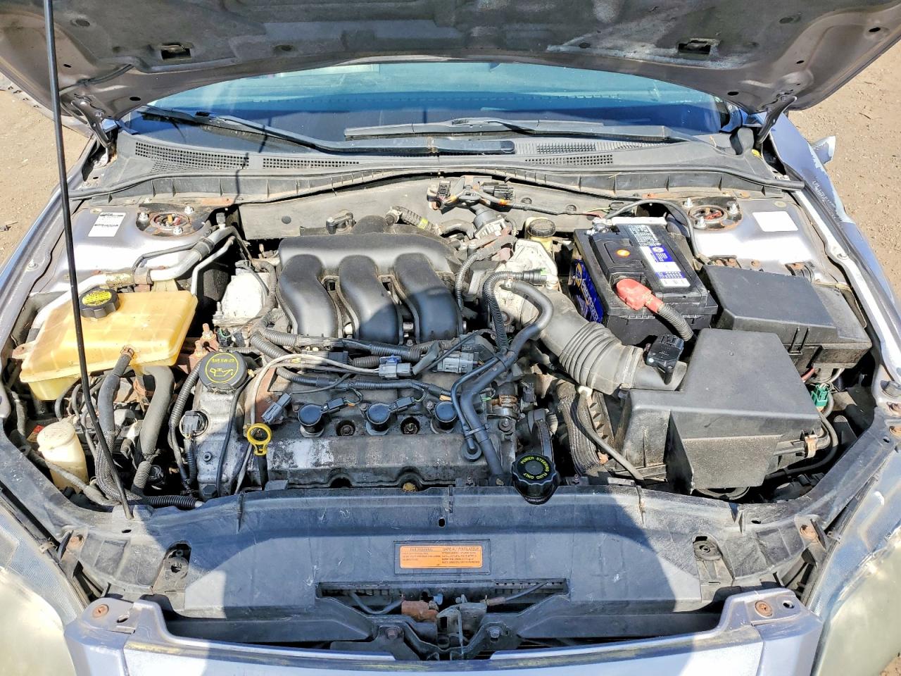 2006 Mazda 6 S Silver vin: 1YVHP80D065M46798