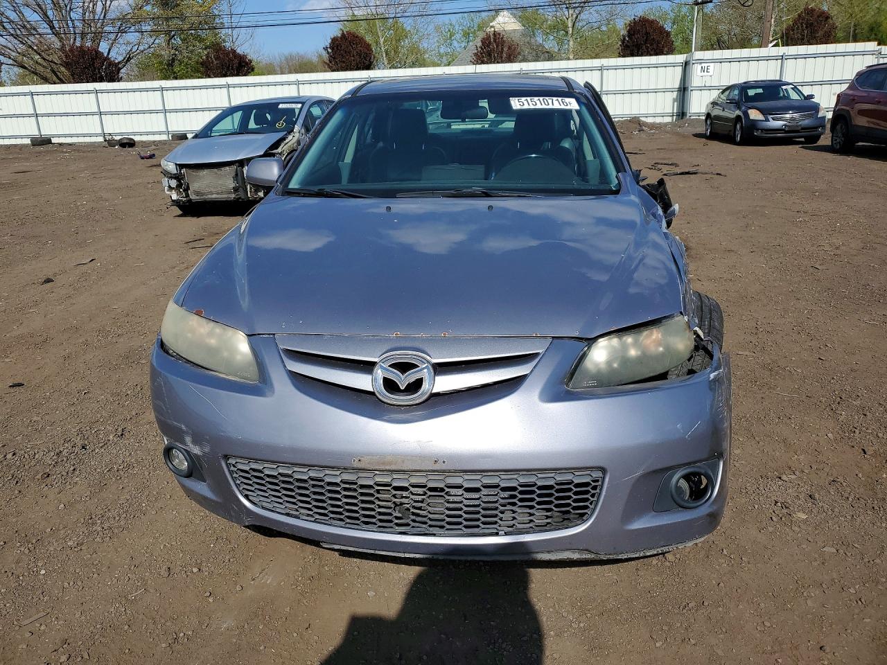 2006 Mazda 6 S Silver vin: 1YVHP80D065M46798