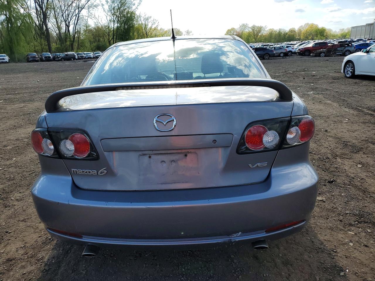 2006 Mazda 6 S Silver vin: 1YVHP80D065M46798