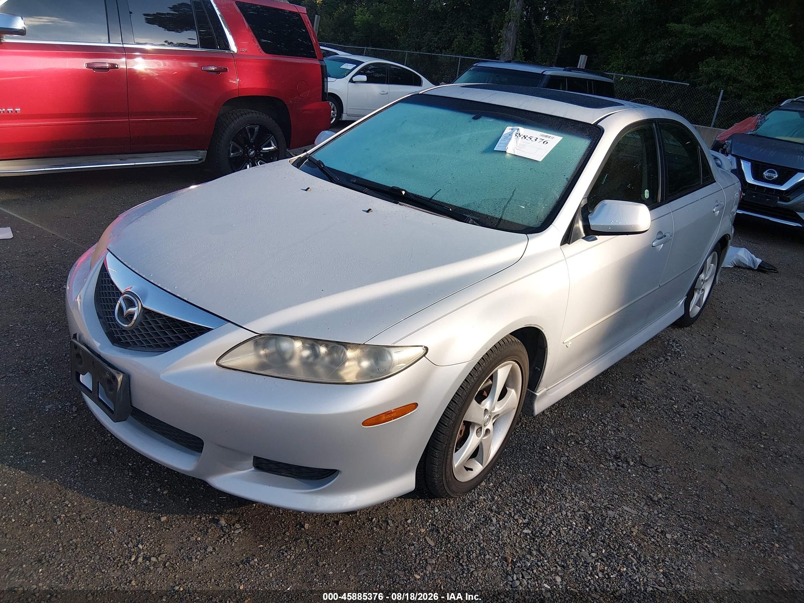 2003 Mazda Mazda6 S Серебряный vin: 1YVHP80D135M38575