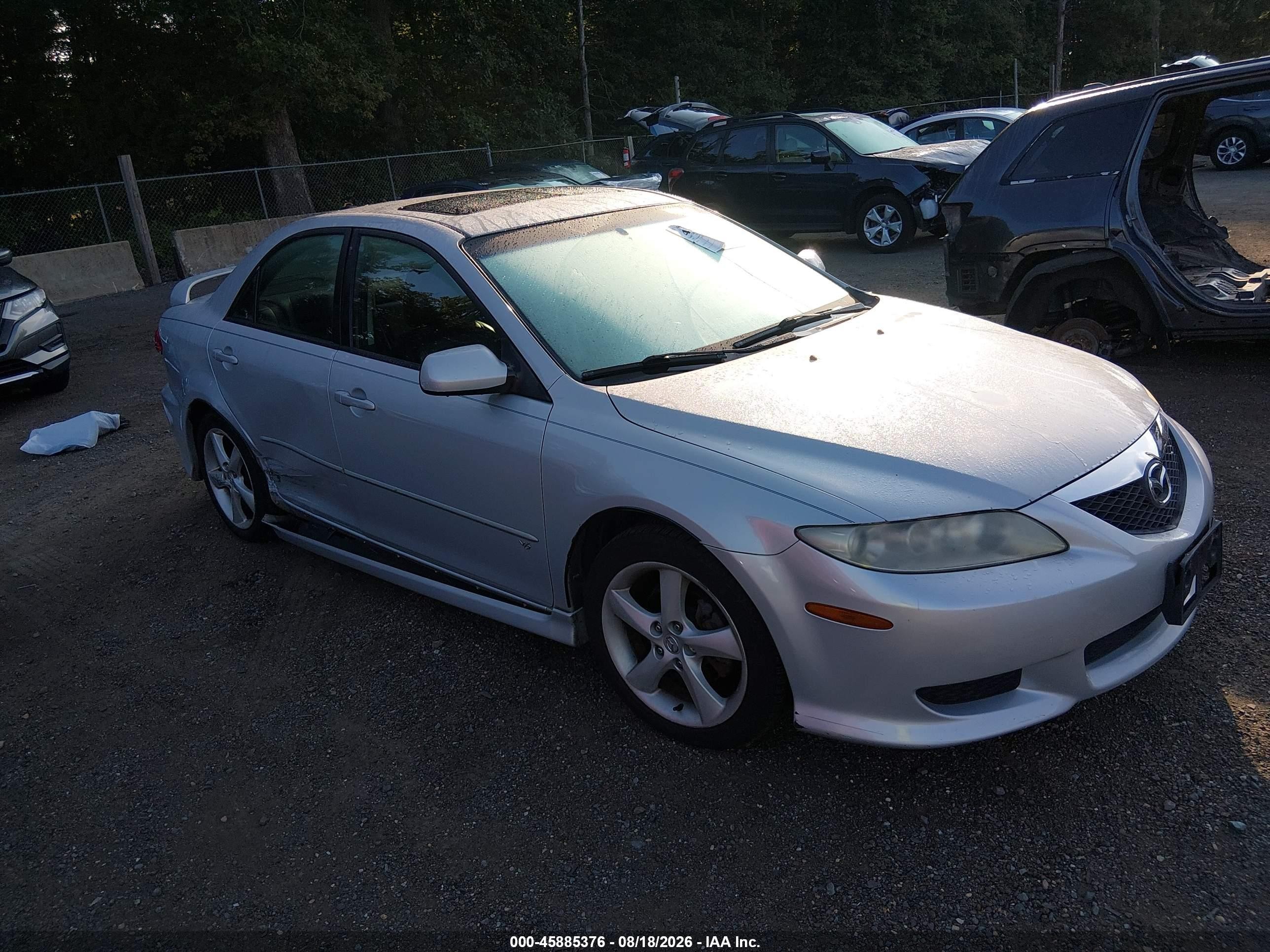 2003 Mazda Mazda6 S Серебряный vin: 1YVHP80D135M38575