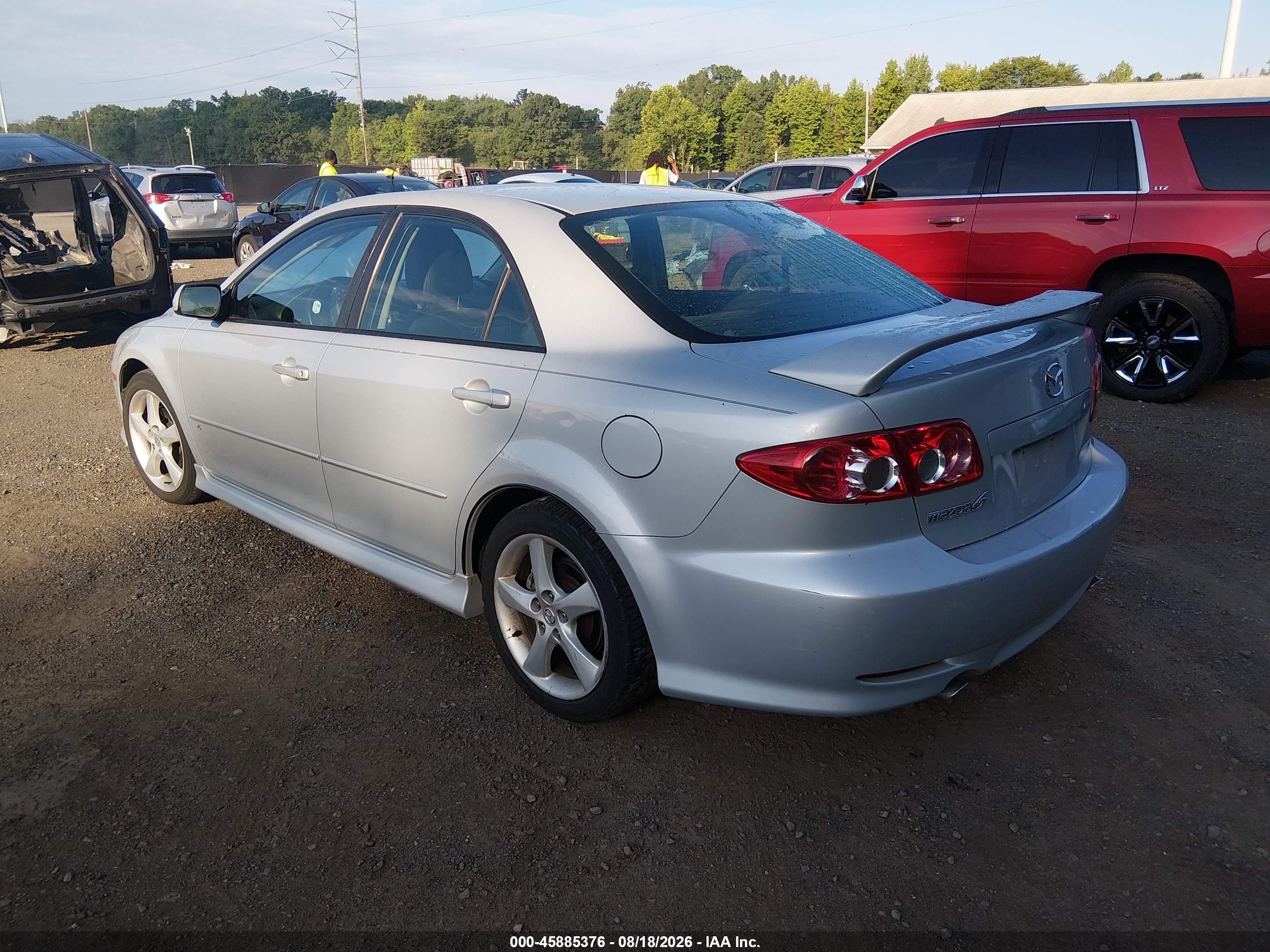 2003 Mazda Mazda6 S Серебряный vin: 1YVHP80D135M38575
