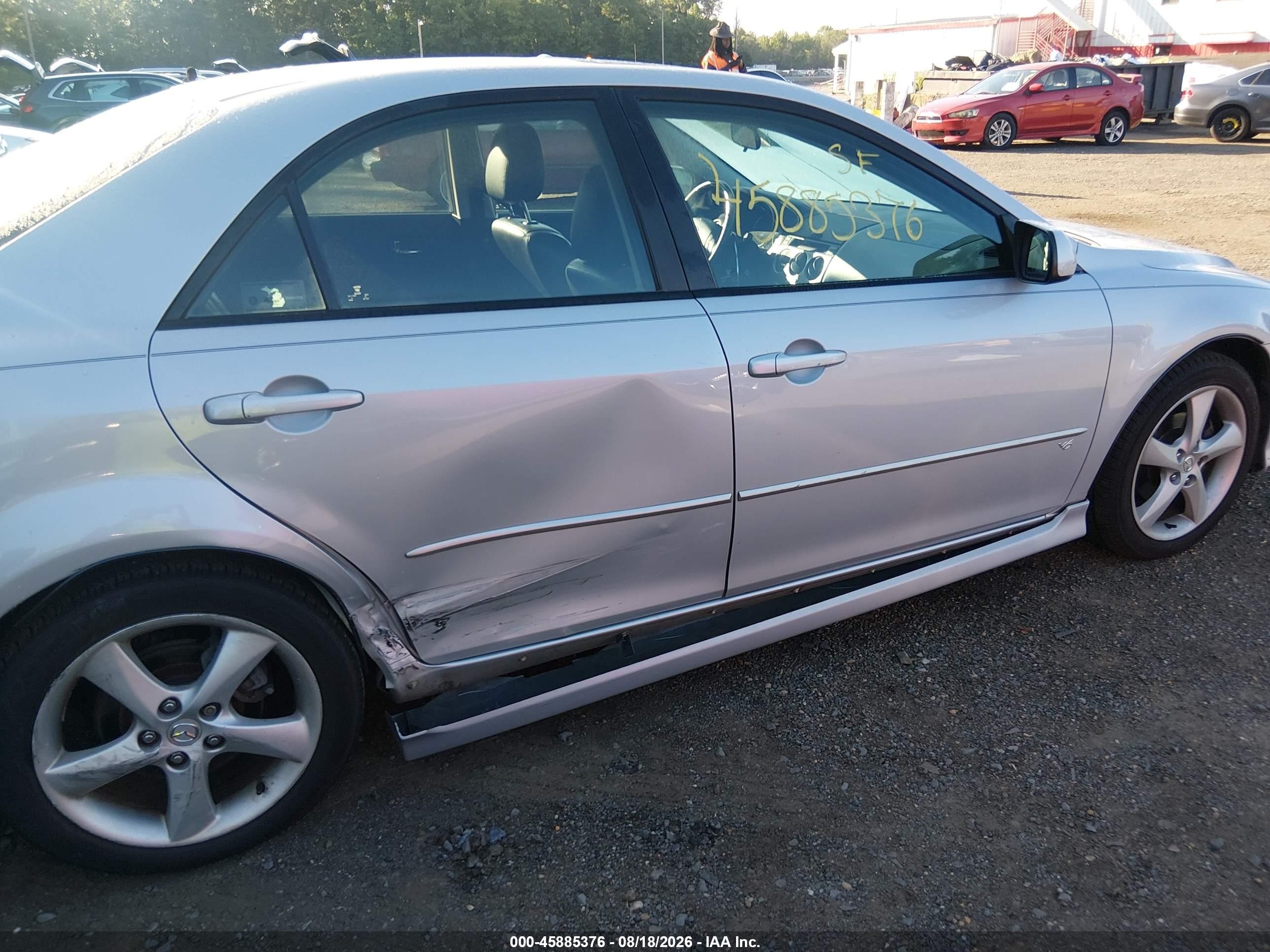2003 Mazda Mazda6 S Серебряный vin: 1YVHP80D135M38575