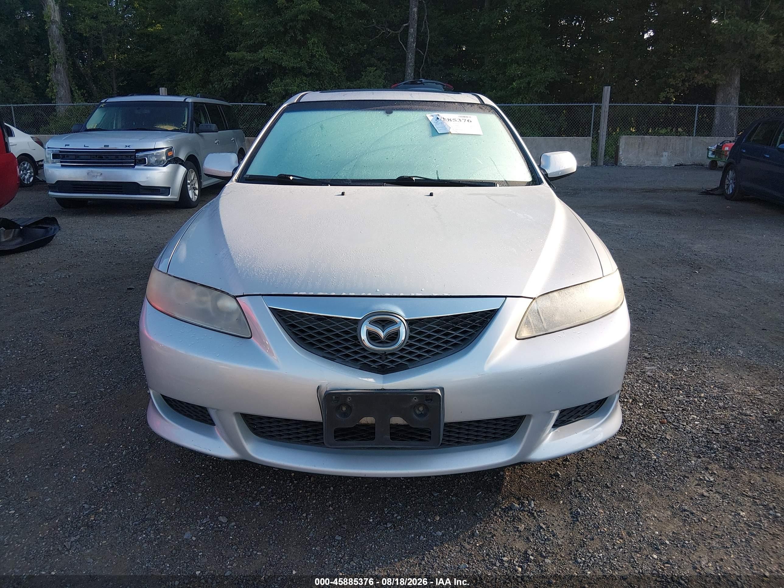 2003 Mazda Mazda6 S Серебряный vin: 1YVHP80D135M38575