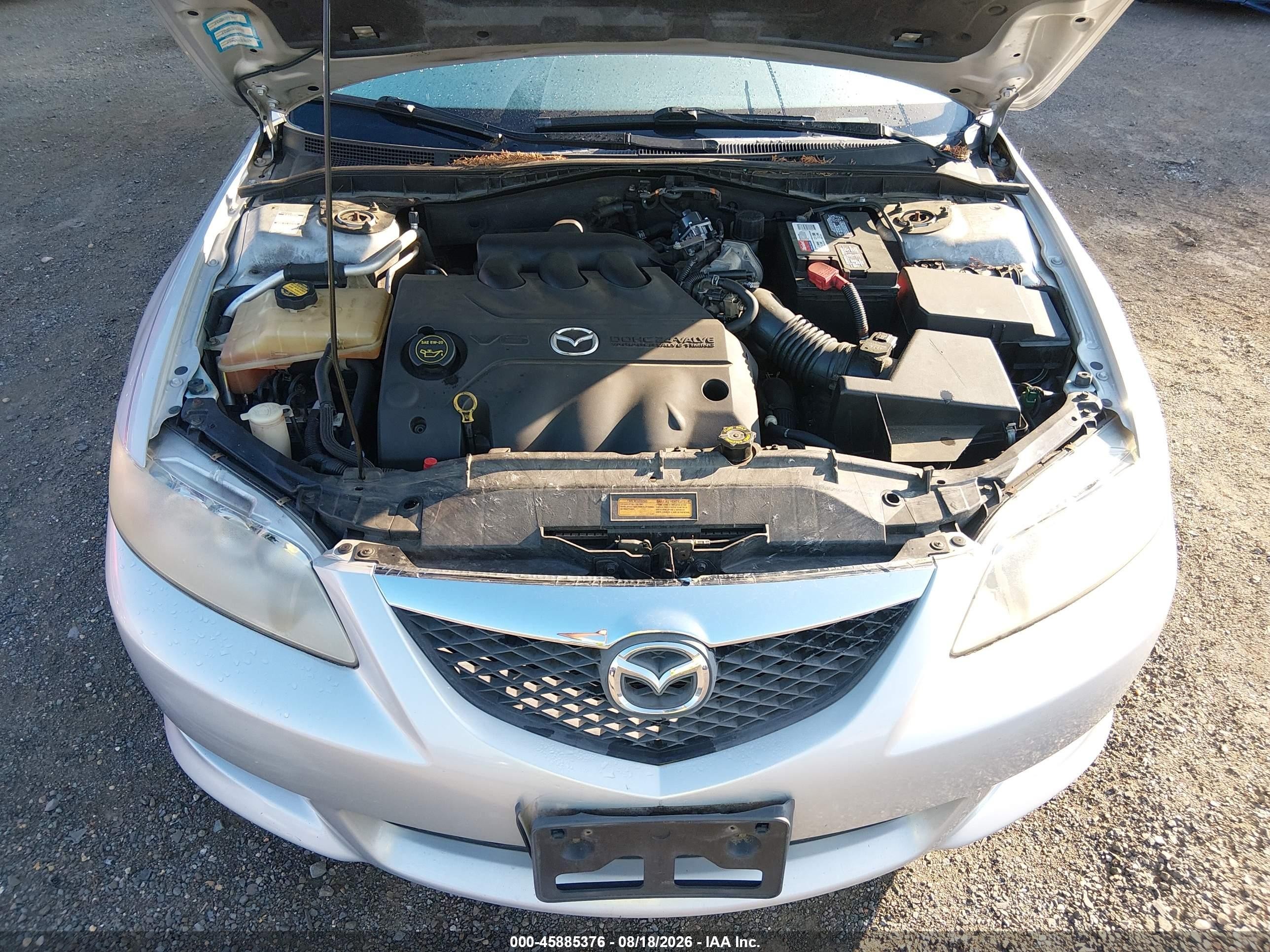 2003 Mazda Mazda6 S Серебряный vin: 1YVHP80D135M38575