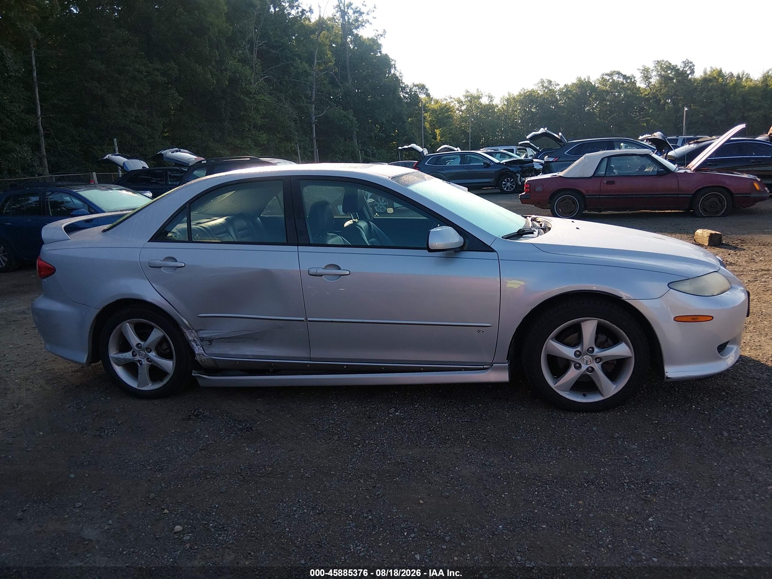 2003 Mazda Mazda6 S Серебряный vin: 1YVHP80D135M38575