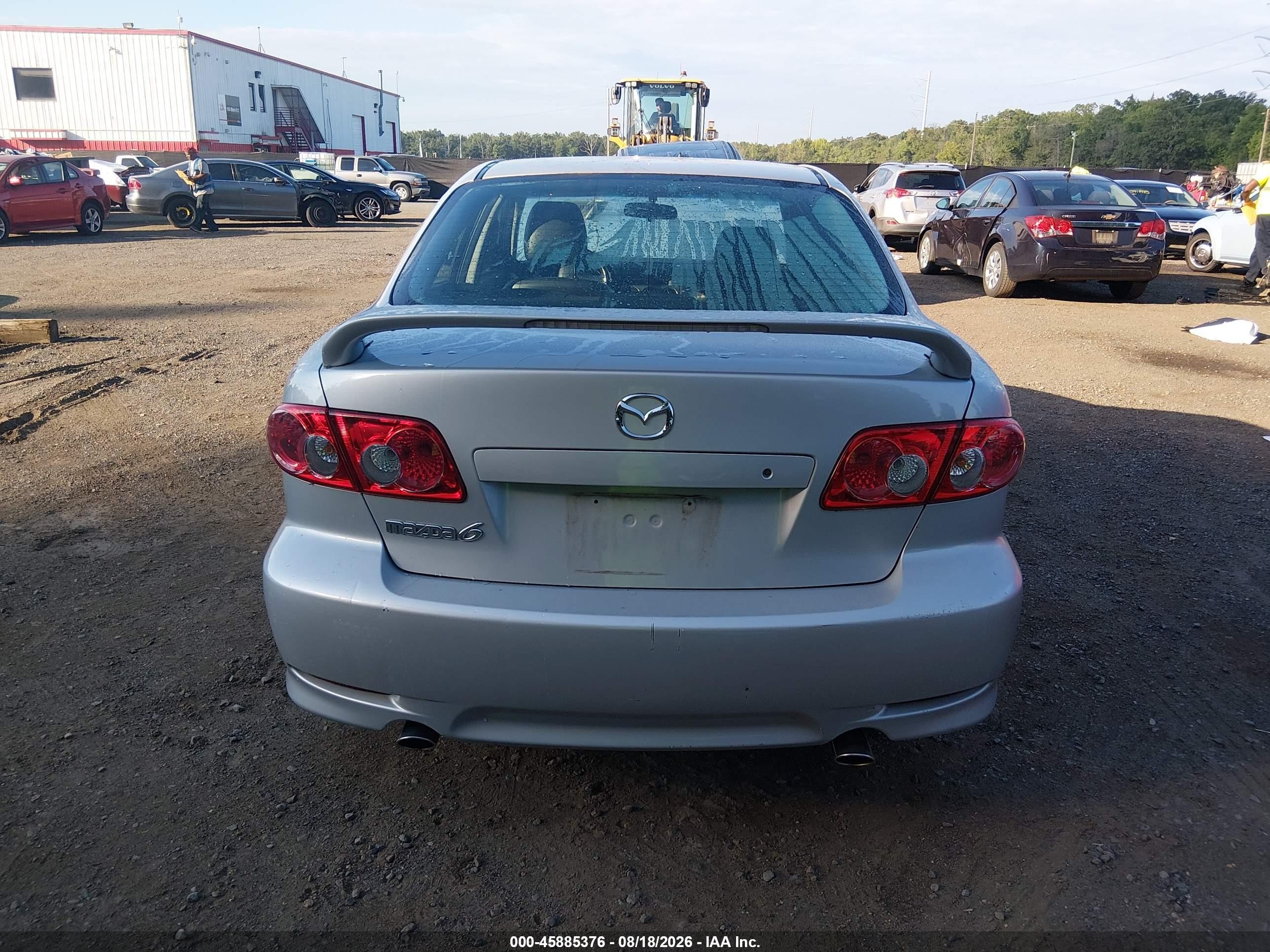 2003 Mazda Mazda6 S Серебряный vin: 1YVHP80D135M38575