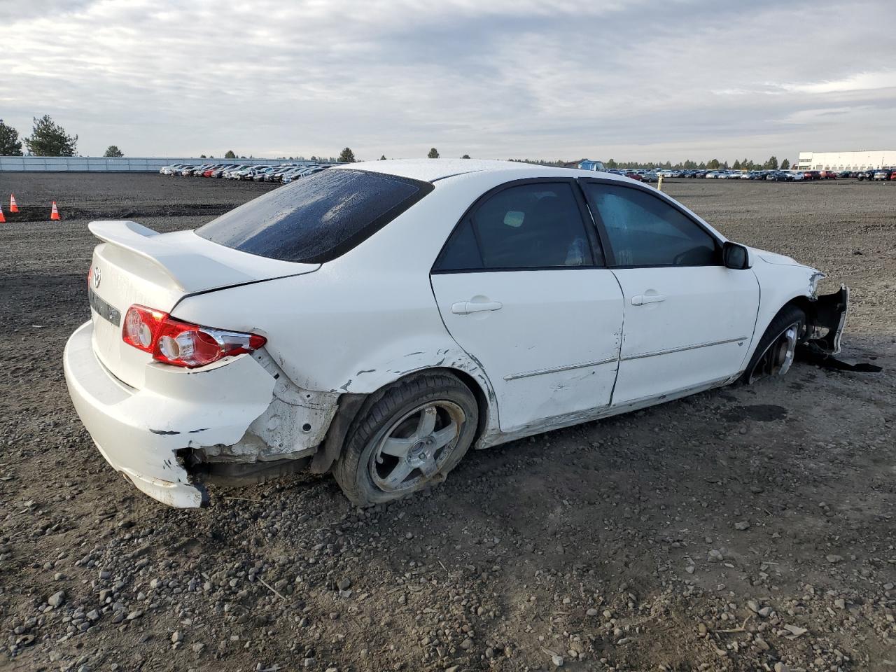 2003 Mazda 6 S Белый vin: 1YVHP80D335M47732