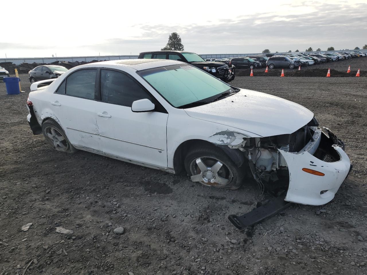 2003 Mazda 6 S Белый vin: 1YVHP80D335M47732