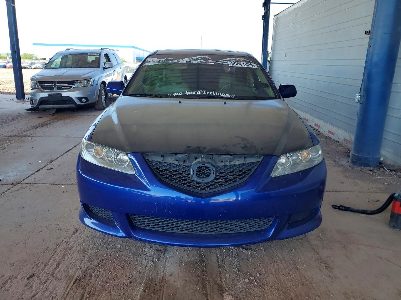2004 Mazda 6 S Blue vin: 1YVHP80D345N16453