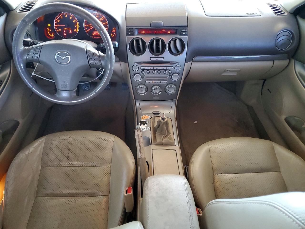 2004 Mazda 6 S Blue vin: 1YVHP80D345N16453