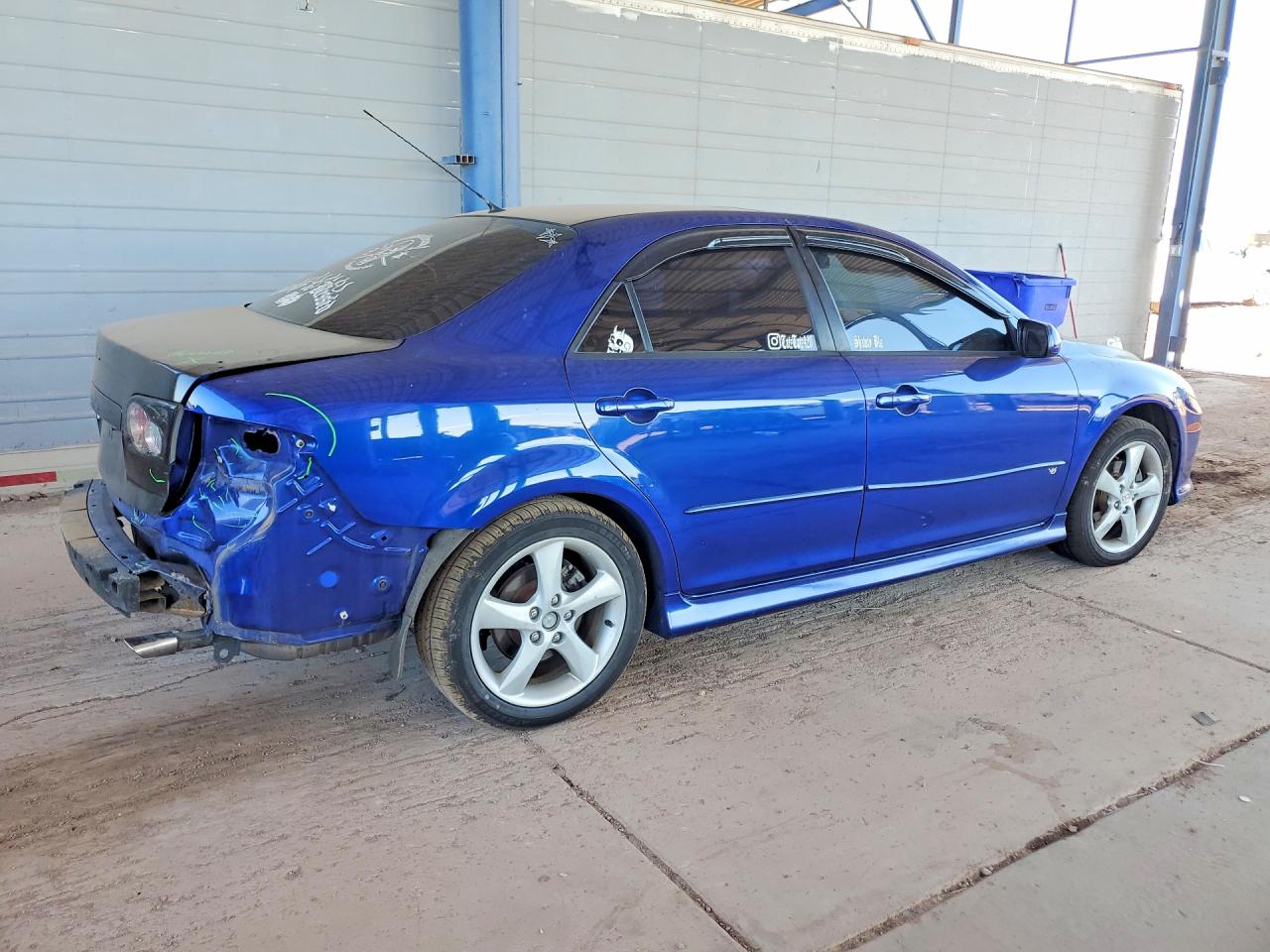 2004 Mazda 6 S Blue vin: 1YVHP80D345N16453