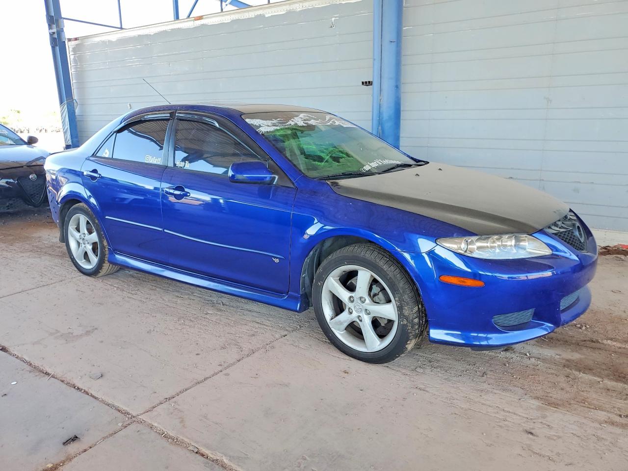 2004 Mazda 6 S Blue vin: 1YVHP80D345N16453