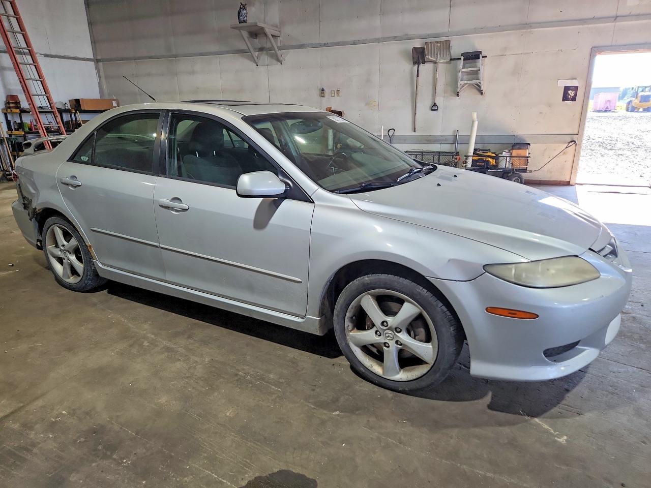 2006 Mazda 6 S Silver vin: 1YVHP80D365M38484