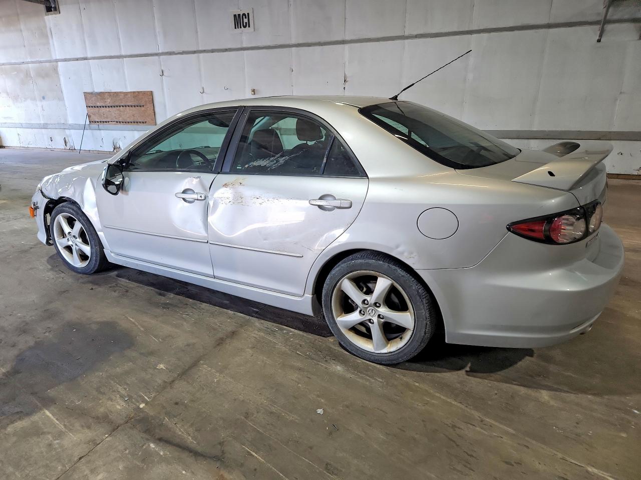2006 Mazda 6 S Silver vin: 1YVHP80D365M38484