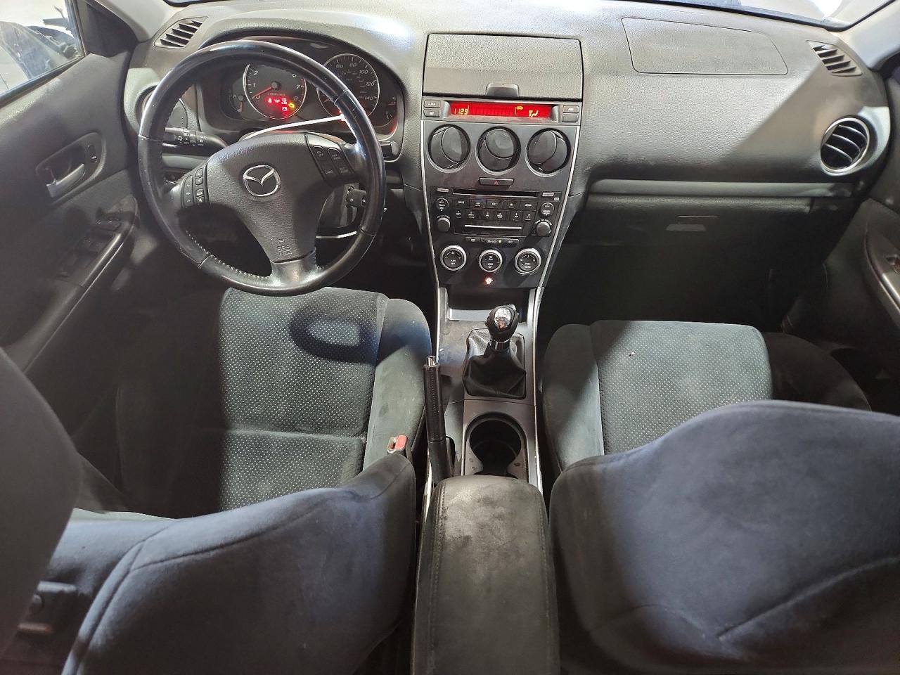 2006 Mazda 6 S Silver vin: 1YVHP80D365M38484