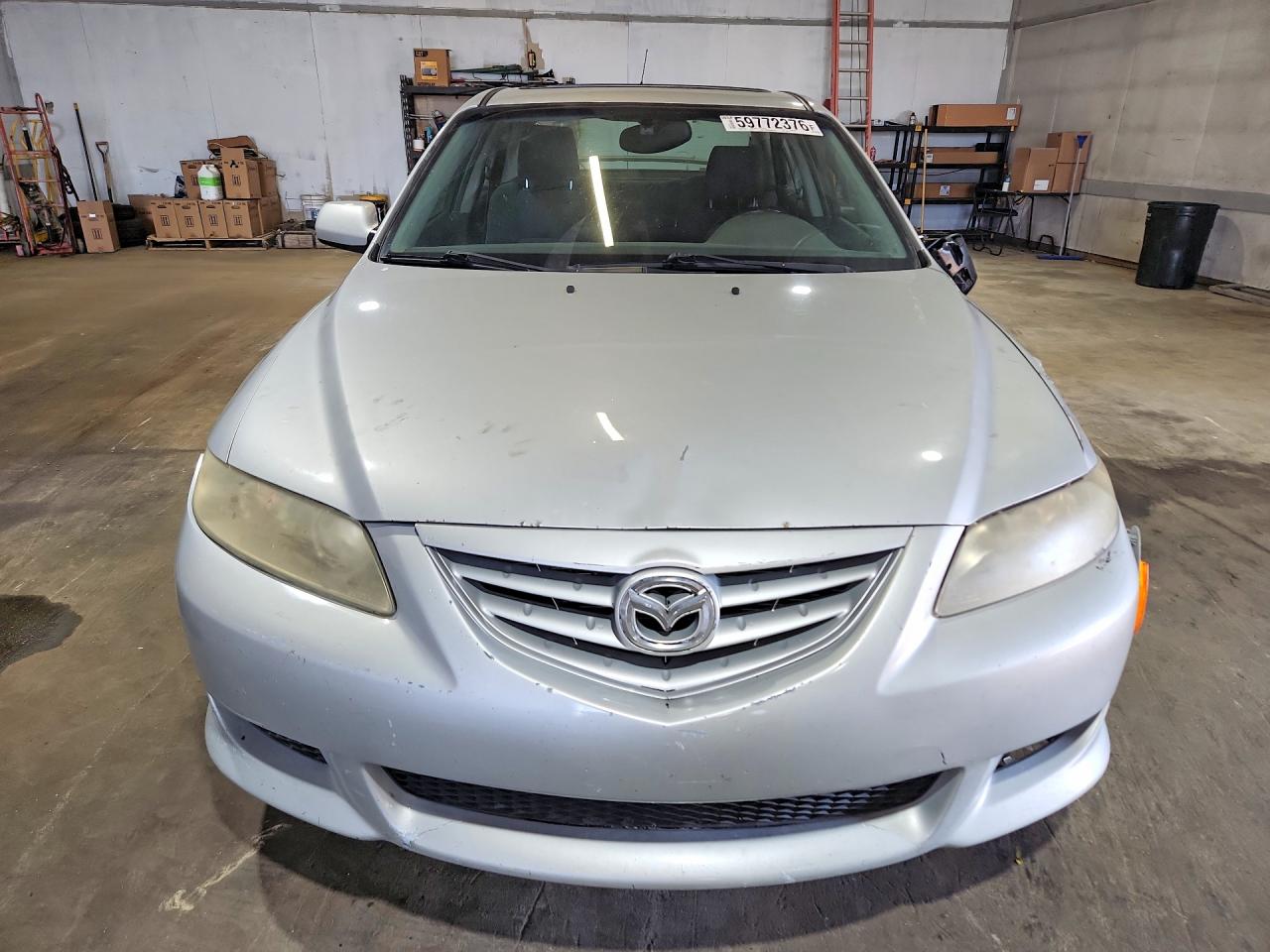 2006 Mazda 6 S Silver vin: 1YVHP80D365M38484
