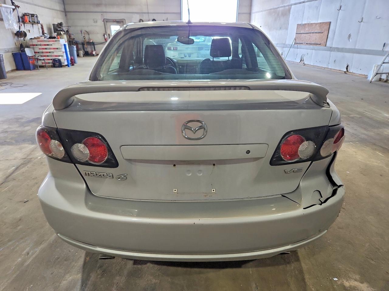 2006 Mazda 6 S Silver vin: 1YVHP80D365M38484
