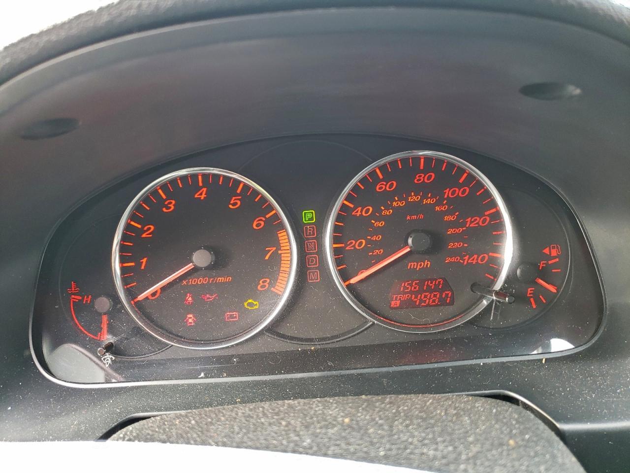 2003 Mazda 6 S White vin: 1YVHP80D435M20104