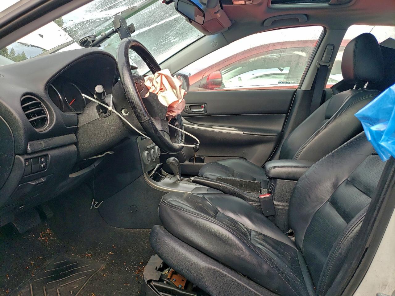 2003 Mazda 6 S White vin: 1YVHP80D435M20104