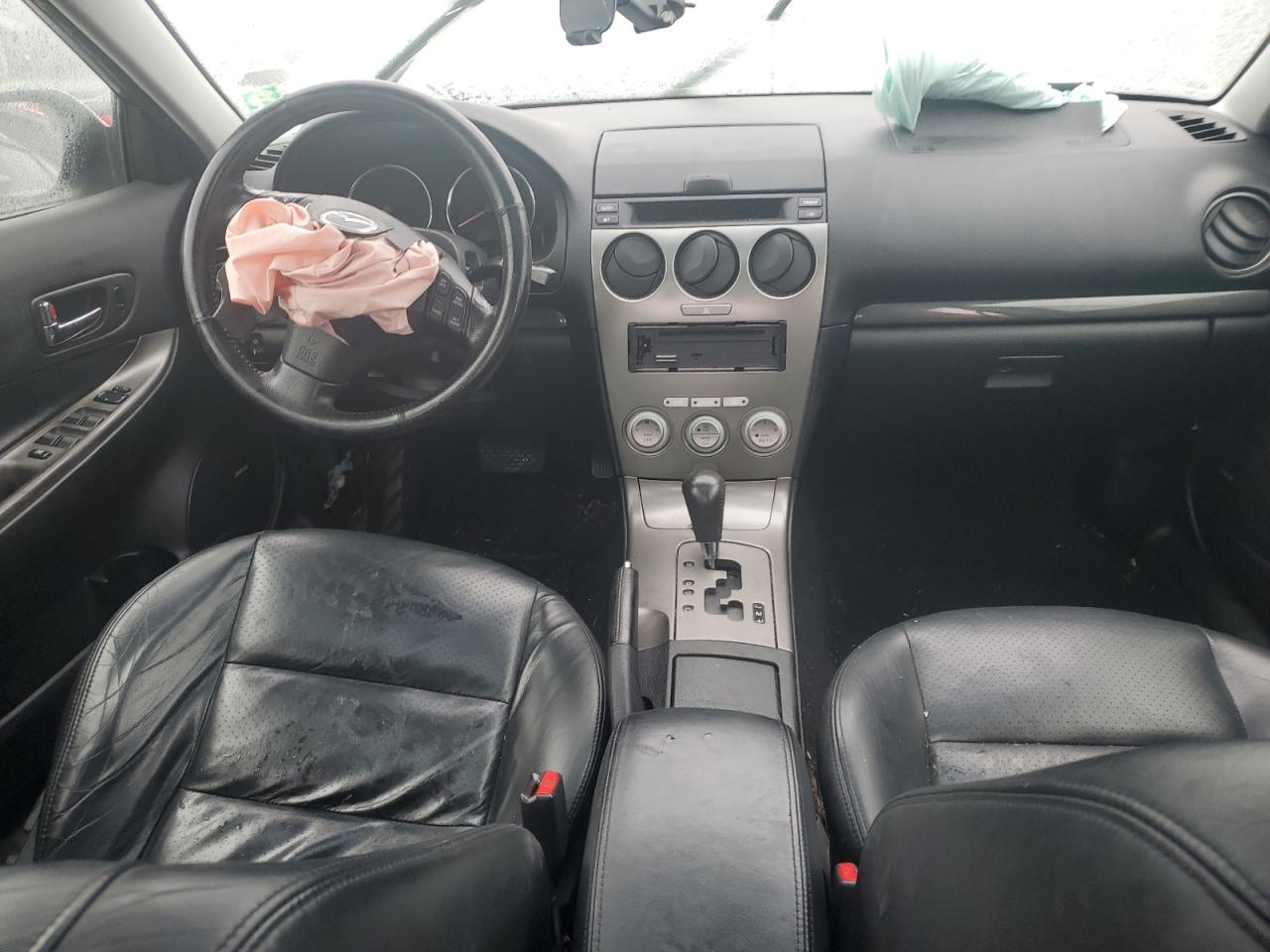 2003 Mazda 6 S White vin: 1YVHP80D435M20104
