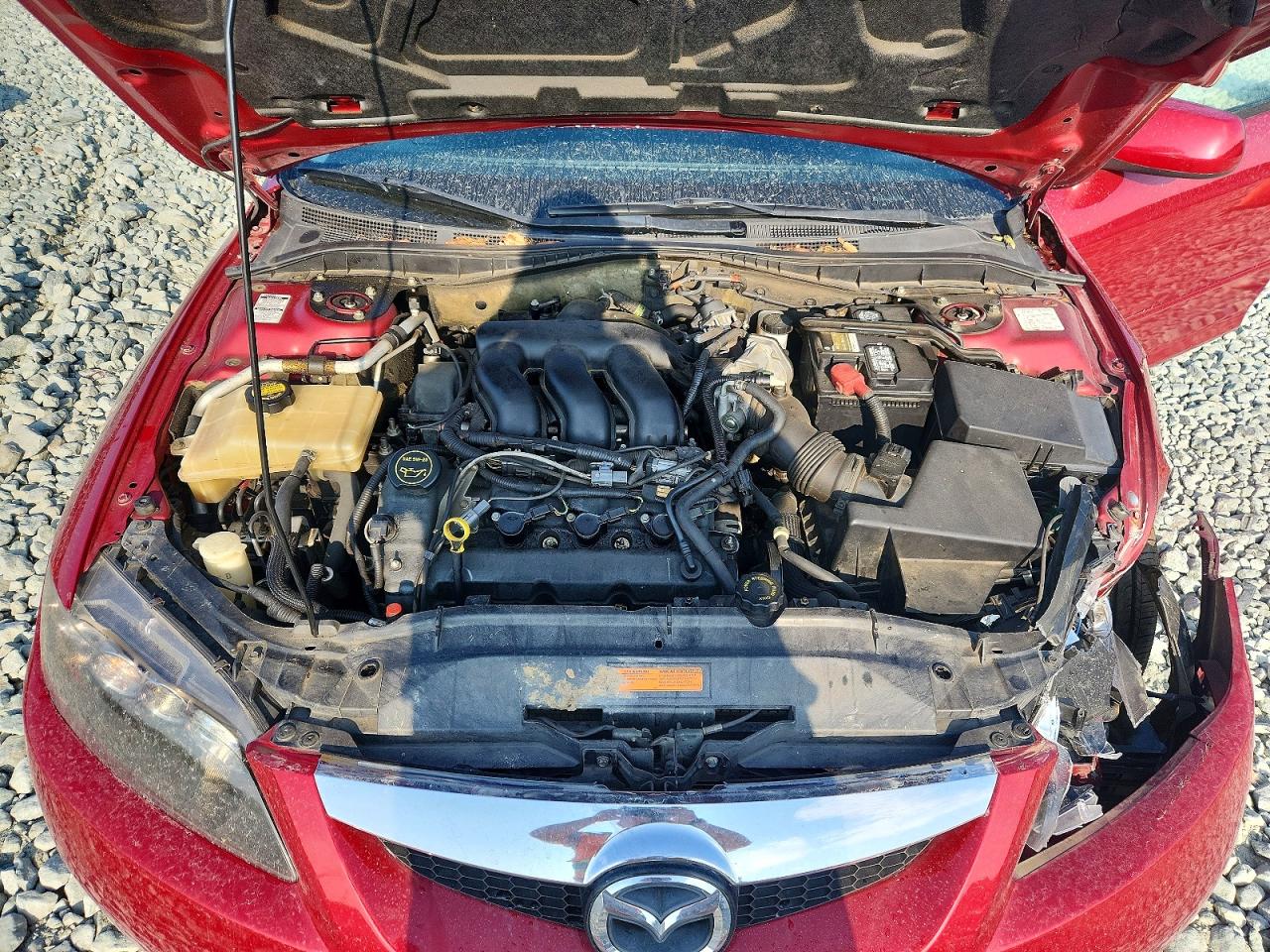 2006 Mazda 6 S Red vin: 1YVHP80D465M28093