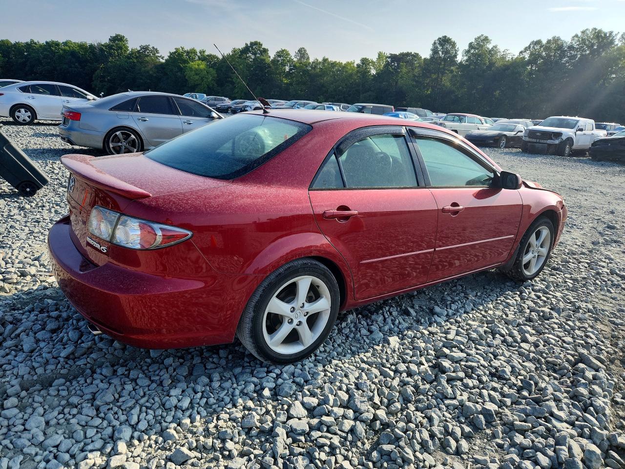 2006 Mazda 6 S Red vin: 1YVHP80D465M28093
