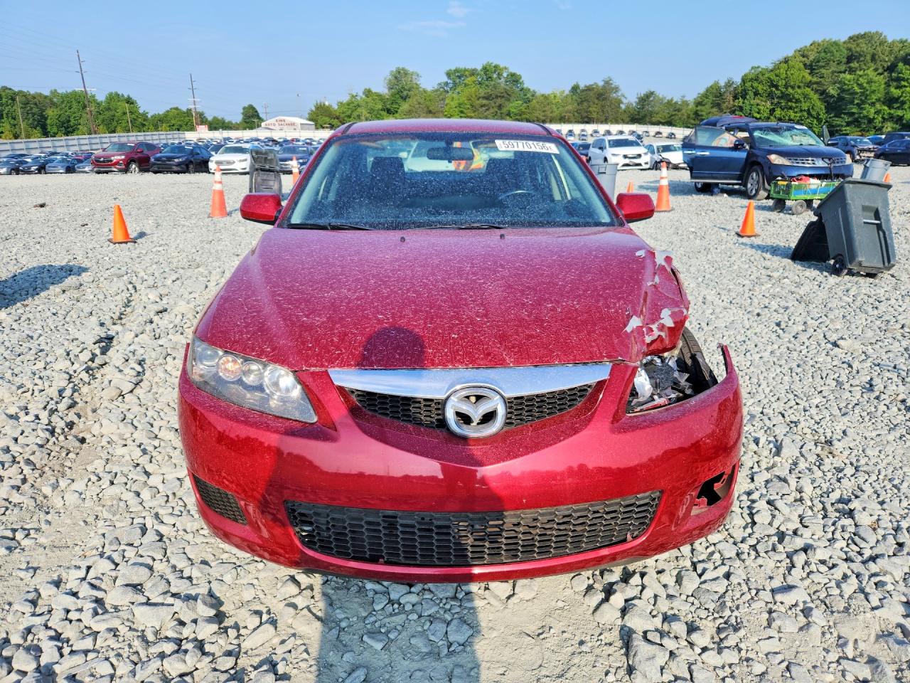 2006 Mazda 6 S Red vin: 1YVHP80D465M28093