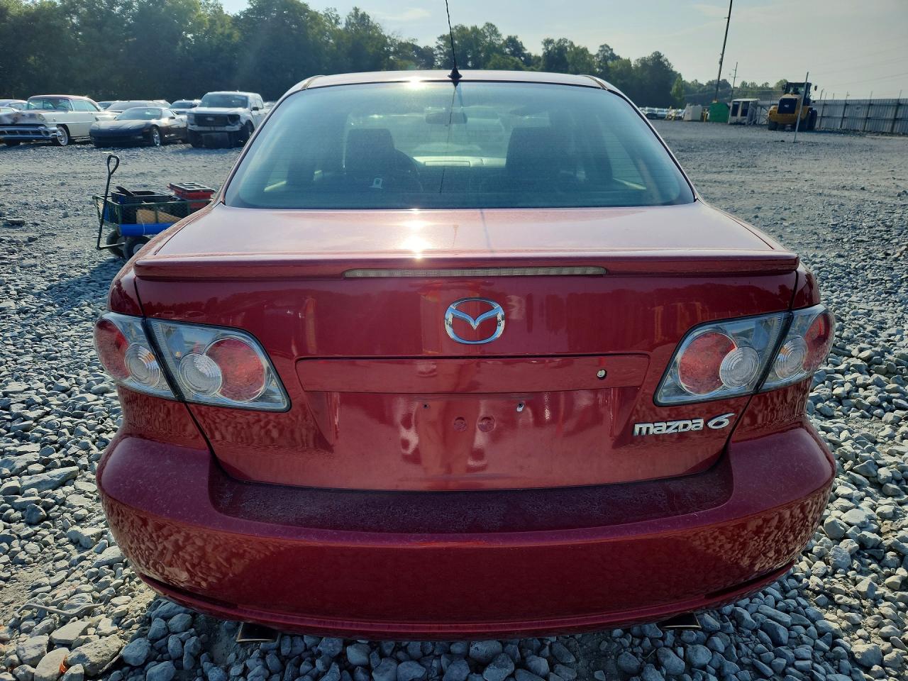 2006 Mazda 6 S Red vin: 1YVHP80D465M28093