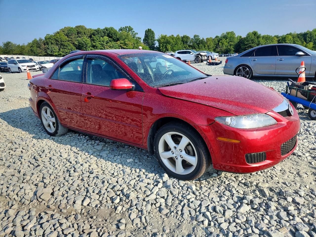 2006 Mazda 6 S Red vin: 1YVHP80D465M28093